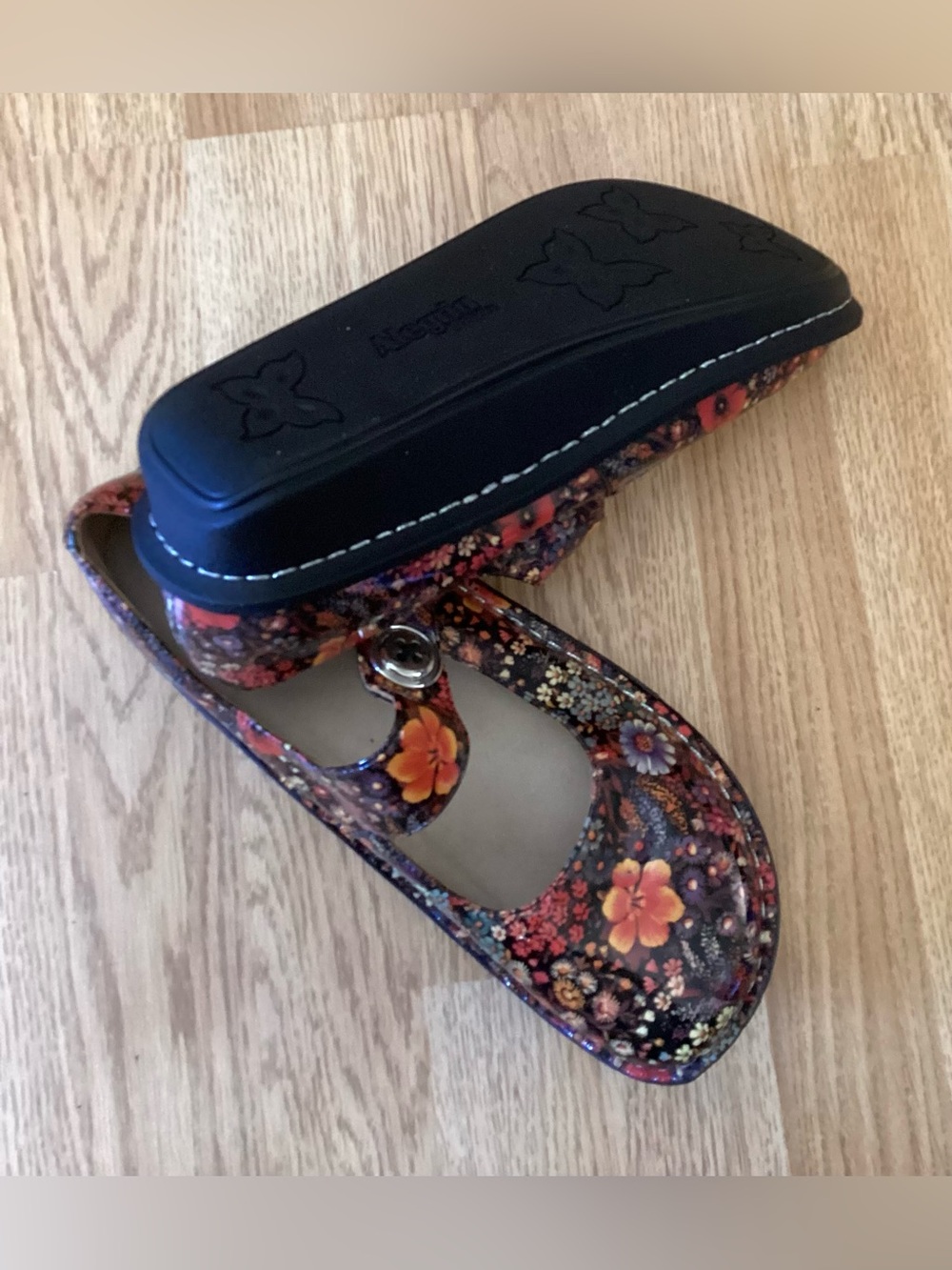 Alegria Women’s Mary Jane Floral Shoes - EU Size 42, US Size 9.5-10 - Picture 7 of 9